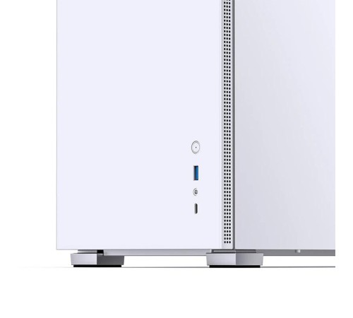 Корпус без блока питания/ Case JONSBO D41 STD, Midi-Tower, TG, no fan, 1xUSB-A 3.2 + 1xUSB-C 3.2, ATX, mATX White