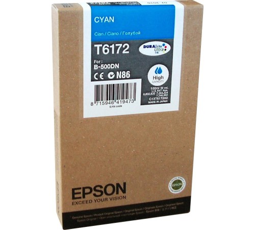 Картридж/ Epson I/C Stylus B500 cyan high Картридж/ Epson I/C Stylus B500 cyan high
