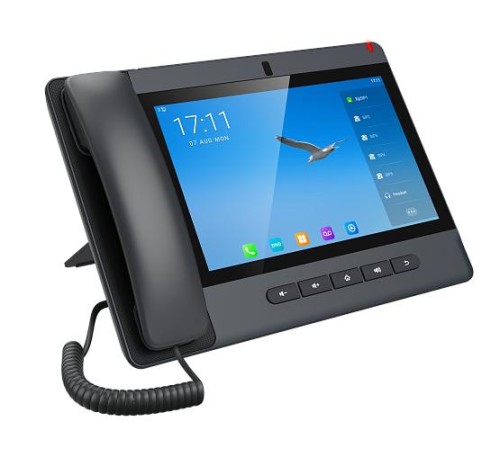 SIP-Телефон Fanvil Android 9.0 Built-in Adjustable 8MP Camera with a Privacy Cover10-party Audio Conference,3-party Video ConferencPTM handsetDual Gigabit ports, PoE IntegratedHD Voice20 SIP Lines
