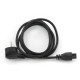 Кабель питания Cablexpert PC-186-ML12-1M, 1м, Schuko- C5, 10А, пакет