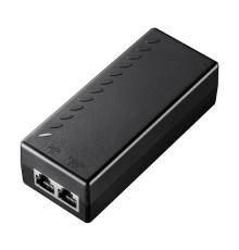 Инжектор/ 30W Gigabit PoE+/PoE Injector, 802.3at/802.3af Standard, Data and Power Carried over The Same Cable Up to 100 Meters, Plastic Case