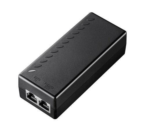 Инжектор/ 30W Gigabit PoE+/PoE Injector, 802.3at/802.3af Standard, Data and Power Carried over The Same Cable Up to 100 Meters, Plastic Case