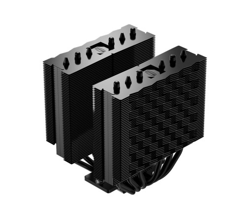 Кулер для процессора/ CPU Cooler PCCooler RT620 ARGB BK (250W, 4-pin PWM, 157mm, Al/Cu, 6x6mm, 2x120mm, 73.32CFM, 34.9dBA, 2200RPM, S: 1851/1700/1200/115X, AM5/AM4, black)