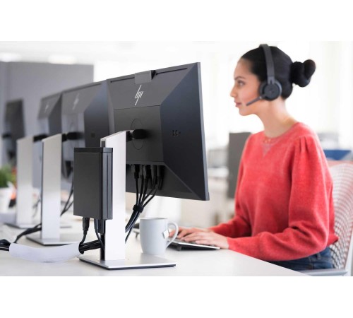 Монитор LCD 24'' [16:9] 1920х1080(FHD) IPS, nonGLARE, 60 Hz, 250 cd/m2, H178°/V178°, 1000:1, 20М:1, 16.7M, 5ms, VGA, HDMI, DP, USB-Hub, Height adj, Pivot, Tilt, Swivel, 1Y, Black,Silver (Мятая упаковка)