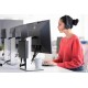 Монитор LCD 24'' [16:9] 1920х1080(FHD) IPS, nonGLARE, 60 Hz, 250 cd/m2, H178°/V178°, 1000:1, 20М:1, 16.7M, 5ms, VGA, HDMI, DP, USB-Hub, Height adj, Pivot, Tilt, Swivel, 1Y, Black,Silver (Мятая упаковка)