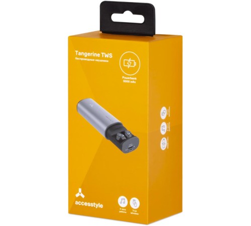Беспроводные наушники Accesstyle Tangerine TWS Power Bank Беспроводные наушники Accesstyle Tangerine TWS Power Bank
