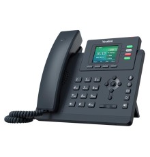 IP Телефон YEALINK SIP-T33G,  4 аккаунта, цветной LCD-экран 2.4" 320х240, PoE, GigE, шт. БП в комплекте
