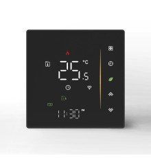 Термостат для электрических теплых полов Moes ZigBee Smart Thermostat черный модели ZHT-006
