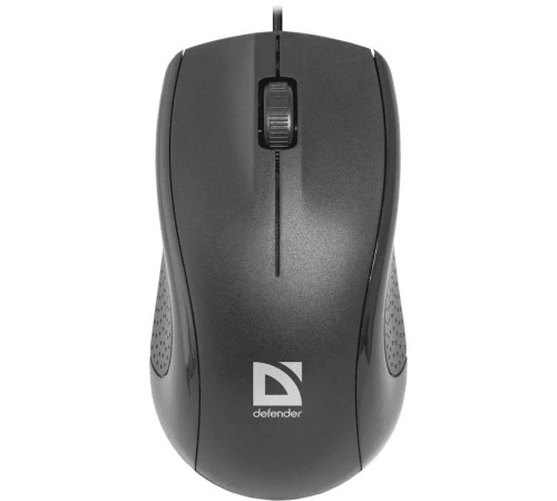 Проводная оптическая мышь Defender 52160 Optimum MB-160 черный,3 кнопки,1000 dpi