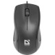 Проводная оптическая мышь Defender 52160 Optimum MB-160 черный,3 кнопки,1000 dpi