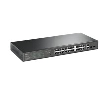 Коммутатор/ 28-Port Gigabit Easy Smart Switch with 24-Port PoE+