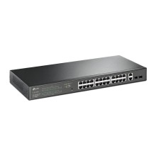 Коммутатор/ 28-Port Gigabit Easy Smart Switch with 24-Port PoE+