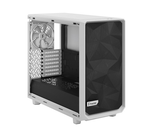 Корпус ПК без блока питания/ Case Fractal Design Meshify 2 Lite TG Clear Tint, Midi-Tower, 3x140mm, 2xUSB-A 3.2 E-ATX, ATX, mATX, mITX White