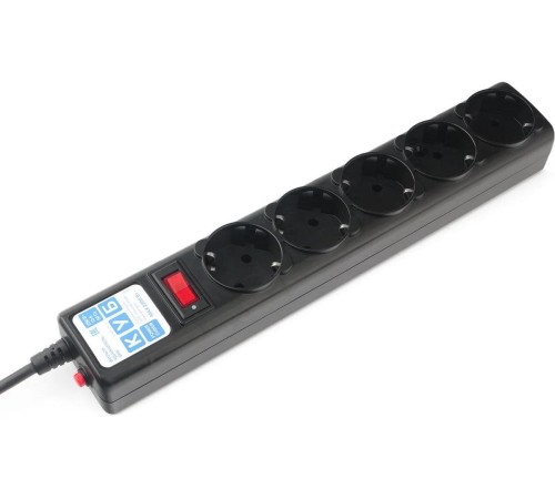 Фильтр-удлинитель Power Cube 1.9м 5 розеток (черный графит) 10А/2,2кВт/ Surge protector Power Cube 1.9 m 5 outlets (Black graffite) 10A / 2.2kW Фильтр-удлинитель Power Cube 1.9м 5 розеток (черный графит) 10А/2,2кВт/ Surge protector Power Cube 1.9 m 5 outlets (Black graffite) 10A / 2.2kW