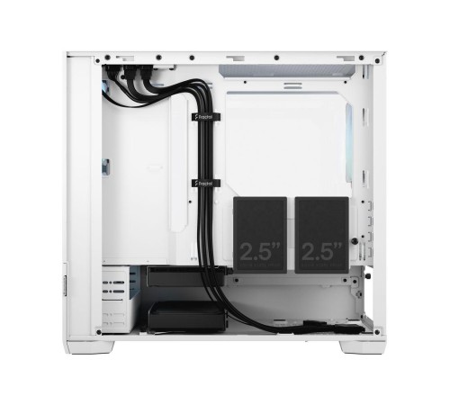 Корпус ПК без блока питания/ Case Fractal Design Pop Mini Air RGB TG Clear Tint, Mini-Tower, 3x120mm RGB, 2xUSB-A 3.2 mATX, mITX White