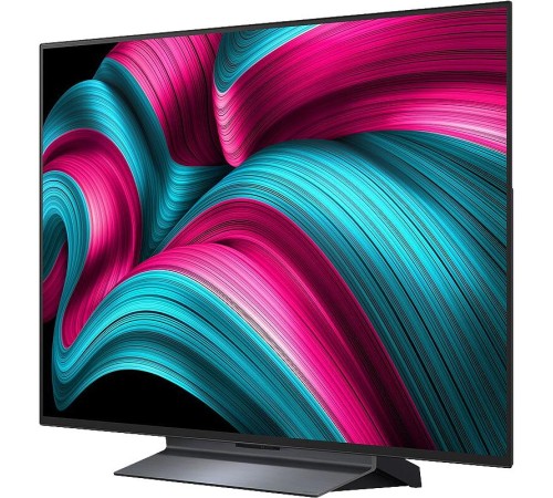 Телевизор 48'' LG/ 48'' OLED, Ultra HD, Smart TV, WebOS, Bluetooth, MR NFC, 120Hz Native (VRR 144Hz), 2.2ch 40Вт Dolby Atmos, 2хHDMI, 3хUSB, 1 Pole, Charcoal Black, 2025