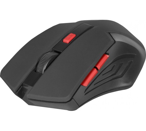 Defender Беспроводная оптическая мышь Accura MM-275 красный,6 кнопок, 800-1600 dpi Defender Беспроводная оптическая мышь Accura MM-275 красный,6 кнопок, 800-1600 dpi