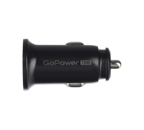 Сетевое З/У/ Автомобильное З/У GoPower GPQC11-1U 1USB 18W черный (1/100) Сетевое З/У/ Автомобильное З/У GoPower GPQC11-1U 1USB 18W черный (1/100)
