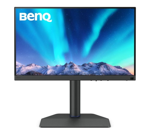 Мониторы/ Benq SW272Q 27'', 2560x1440, IPS,  60Hz, 1000:1, 300cd, 5ms, 2*HDMI, DP; 2*USB 3.0, USB C*90W, Height adj 140, Pivot, 100% sRGB, Flicker-free;Low Blue Light, Calibration Report, Shading Hood, 3Y, Grey