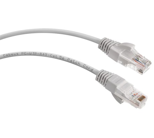 Cabeus PC-UTP-RJ45-Cat.5e-0.3m-LSZH Патч-корд U/UTP, категория 5е, 2xRJ45/8p8c, неэкранированный, серый, LSZH, 0.3м Cabeus PC-UTP-RJ45-Cat.5e-0.3m-LSZH Патч-корд U/UTP, категория 5е, 2xRJ45/8p8c, неэкранированный, серый, LSZH, 0.3м