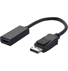 Переходник 0.1m Active DisplayPort/HDMI v1.2/v1.4 20M/19F Greenconnect GCR-ADP2MHD