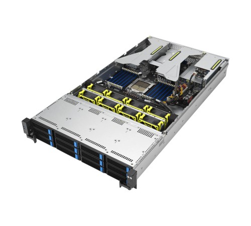 Серверная платформа/ ASUS RS520A-E12-RS12U/1G/1.6kW/12NVMe/FAN/RH/OCP/GPU