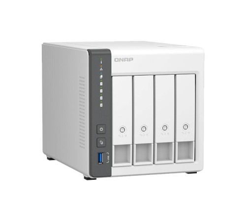 Сетевое хранилище без дисков/ channel QNAP D4 NAS 4 HDD trays.ARM 4-core Cortex-A55 2.0GHz, RAM 4 GB (max), 1x2.5GbE, 1x1GbE, 2xUSB 2.0 port,1xUSB 3.2 Gen 1 Сетевое хранилище без дисков/ channel QNAP D4 NAS 4 HDD trays.ARM 4-core Cortex-A55 2.0GHz, RAM 4 GB (max), 1x2.5GbE, 1x1GbE, 2xUSB 2.0 port,1xUSB 3.2 Gen 1