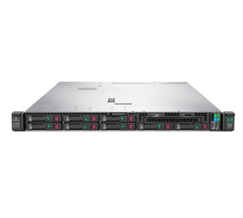 Сервер ProLiant DL360 G10 8SFF Rack(1U)/no:CPU,Mem,HDD,DVD,PSU,HS,Fan,Net/S100i(SATAonly/RAID 0/1/5/10)/iLOstd/EasyRK