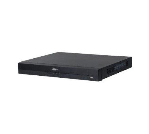Видеорегистратор DAHUA 16-канальный IP-видеорегистратор c PoE, 4K, H.265+ и ИИ Входящий поток до 384Мбит/с; сжатие: H.265+, H.265, H.264+, H.264, MJPEG; разрешение записи до 32Мп; накопители: 2 SATA III до 16Тбайт; во Видеорегистратор DAHUA 16-канальный IP-видеорегистратор c PoE, 4K, H.265+ и ИИ Входящий поток до 384Мбит/с; сжатие: H.265+, H.265, H.264+, H.264, MJPEG; разрешение записи до 32Мп; накопители: 2 SATA III до 16Тбайт; во