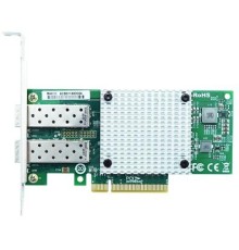 Сетевая карта LR-Link NIC PCIe 3.0 x8, 2 x 10G SFP+, Intel X710-DA2 chipset (FH+LP)