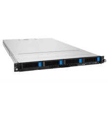 Сервер ASUS RS700-E11-RS4U, 1U, 2x LGA4677, 32xDIMM DDR5, 4x 3.5/2.5" hs SATA/SAS*/NVME, 2x M.2, Up to 3+1 PCIe slot (+-1 x OCP 3.0 ), 2x 10Gbe (X710) RJ45 port, 2x1200W, ASMB11-iKVM