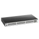 Коммутатор D-Link Управляемый L2 коммутатор, 48x1000Base-T, 4x1000Base-X SFP, защита от статического электричества до 6 кВ, CLI, консольный порт RJ-45, RPS, поддержка Dying Gasp