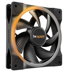 Кулер для корпуса/ Case Cooler be quiet! LIGHT WINGS 120mm PWM (120x120x25mm, 4-pin PWM, ARGB, 41.5CFM, 20.6dBA, 1700RPM, Black)