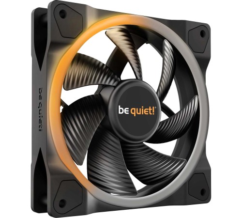Кулер для корпуса/ Case Cooler be quiet! LIGHT WINGS 120mm PWM (120x120x25mm, 4-pin PWM, ARGB, 41.5CFM, 20.6dBA, 1700RPM, Black) Кулер для корпуса/ Case Cooler be quiet! LIGHT WINGS 120mm PWM (120x120x25mm, 4-pin PWM, ARGB, 41.5CFM, 20.6dBA, 1700RPM, Black)