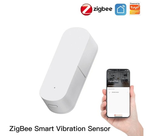 Датчик вибрации MOES ZigBee Vibration Sensor , AAA 2шт х 1.5 V