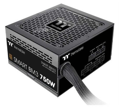 Блок питания Thermaltake Smart BM3 750W, ATX 3.0, PCIe Gen 5.0, APFC, 12cm Fan, 80+ Bronze, Semi Modular, Retail Блок питания Thermaltake Smart BM3 750W, ATX 3.0, PCIe Gen 5.0, APFC, 12cm Fan, 80+ Bronze, Semi Modular, Retail