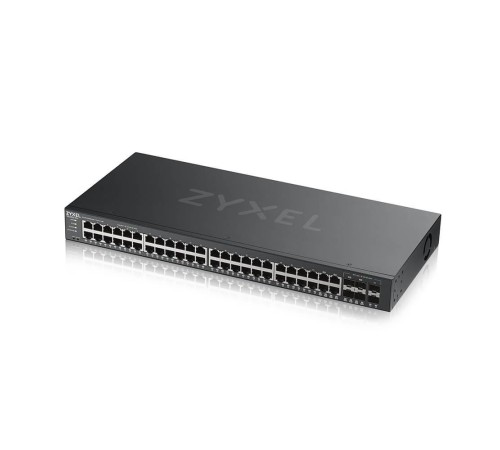 Коммутатор/ ZYXEL NebulaFlex Pro GS2220-50 Hybrid L2 Switch , 19 "rack, 44xGE, 4 combo ports (SFP / RJ-45), 2xSFP, standalone / cloud management