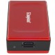 Твердотельный накопитель/ Kingston External SSD XS1000, 2000GB, Type-C/A, USB 3.2 Gen 2, R/W 1050/1000MB/s, 70x33x14mm, 29g., Red (60 мес)