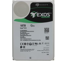 Жесткий диск/ HDD Seagate SAS 18Tb Exos X18 12Gb/s 7200 256Mb 1 year warranty