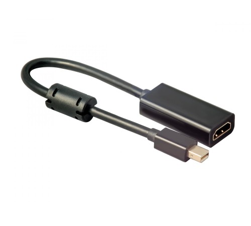 Greenconnect Адаптер-переходник Apple mini DisplayPort 20M > HDMI 19F, черный, GCR-50930 Greenconnect Адаптер-переходник Apple mini DisplayPort 20M > HDMI 19F, черный, GCR-50930