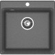 Кухонная мойка GRANFEST LV-510 graphite 1 чаша 450*385*200, монтаж: врезной, материал: мрамор, цвет графит