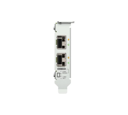 Сетевая карта/ QNAP QXG-25G2SF-E810 Dual Port 25Gbps/10Gbps SFP28 PCIe Gen4 x8