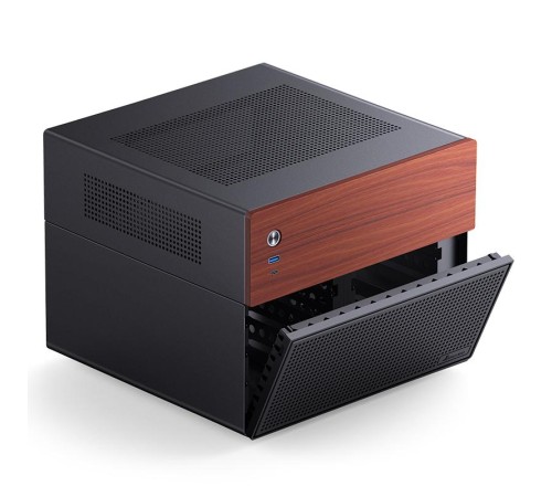 Корпус без блока питания/ Case JONSBO N4, Mini-Tower, 1x120mm, 1xUSB-A 3.0 + 1xUSB-C 3.2, SFX PSU Support, mATX, mITX Black