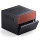Корпус без блока питания/ Case JONSBO N4, Mini-Tower, 1x120mm, 1xUSB-A 3.0 + 1xUSB-C 3.2, SFX PSU Support, mATX, mITX Black