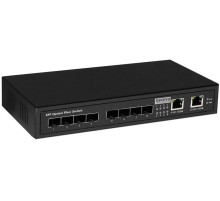 Коммутатор/ OSNOVO Гигабитный коммутатор, 8 *SFP 1000Base-FX, 2 x10/100/1000Base-T