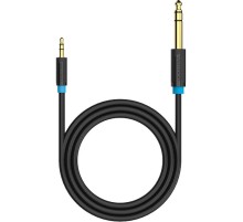 Кабель Vention аудио Jack 6,5 mm M/ 3,5 M - 5 м