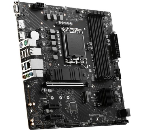 Материнская плата/ MB MSI INTEL B760 s1700, 4xDDR4(128GB), D-SUB/HDMI 1.4/DP, 1xPCIe 4.0x16, 2xPCIe 4.0, 1xLAN, 4xSATA 6Gb/s, 2xM.2, 1xUSB-C, 1xUSB 3.2, 4xUSB 2.0, 2xPS/2, mATX Материнская плата/ MB MSI INTEL B760 s1700, 4xDDR4(128GB), D-SUB/HDMI 1.4/DP, 1xPCIe 4.0x16, 2xPCIe 4.0, 1xLAN, 4xSATA 6Gb/s, 2xM.2, 1xUSB-C, 1xUSB 3.2, 4xUSB 2.0, 2xPS/2, mATX