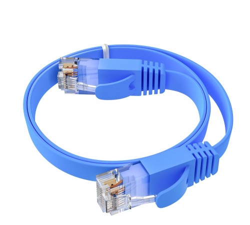 GCR Патч-корд PROF плоский прямой 20.0m, UTP медь кат.6, синий, 30 AWG, ethernet high speed 10 Гбит/с, RJ45, T568B, GCR-52864 GCR Патч-корд PROF плоский прямой 20.0m, UTP медь кат.6, синий, 30 AWG, ethernet high speed 10 Гбит/с, RJ45, T568B, GCR-52864