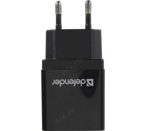 Defender Сетевой адаптер EPA-10 черный, 1xUSB, 5V/2.1А, пакет