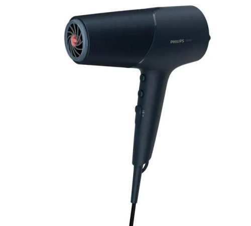 Фен Philips/ Фен Philips, мощность 2300 Вт, 2 скорости, 3 температурных режима, холодный воздух, ионизация, 2 насадки, цвет синий Фен Philips/ Фен Philips, мощность 2300 Вт, 2 скорости, 3 температурных режима, холодный воздух, ионизация, 2 насадки, цвет синий